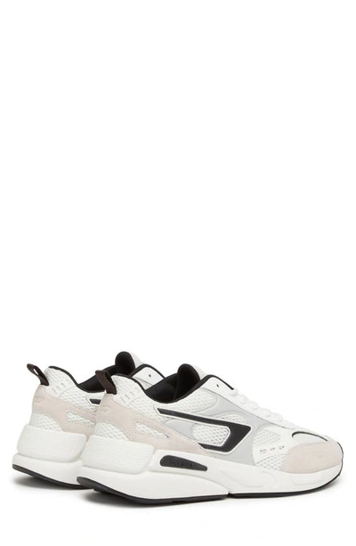 Shop Diesel Serendipity Sport Sneaker In White/ Peach/ Black