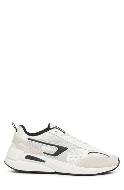 Shop Diesel Serendipity Sport Sneaker In White/ Peach/ Black