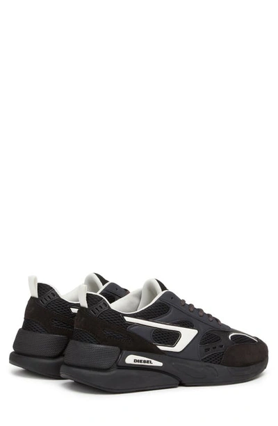 Diesel Serendipity Sport Sneaker In Black/ White