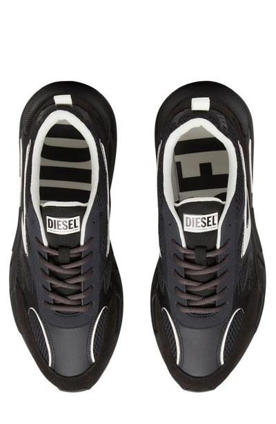 Diesel Serendipity Sport Sneaker In Black/ White