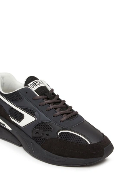 Shop Diesel Serendipity Sport Sneaker In Black/ White