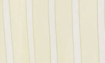Shop Bottega Veneta Bold Stripe Cotton & Linen Button-up Shirt In 7114 Camomile/ Light Khaki