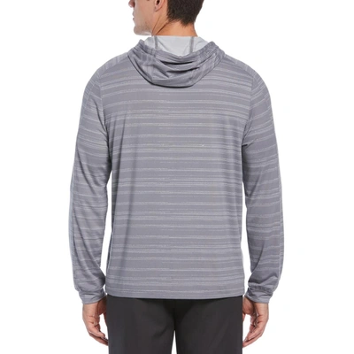 Shop Pga Tour Mens Striped Long-sleeve Sweatshirt In Multi