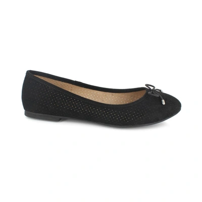 Shop Esprit Orly Womens Perforated Slip On Flats In Black