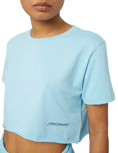 Shop Hinnominate Light Blue Cotton Tops &amp; Women's T-shirt