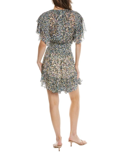 Isabel Marant Usmara Abstract-print Mini Dress In Multi