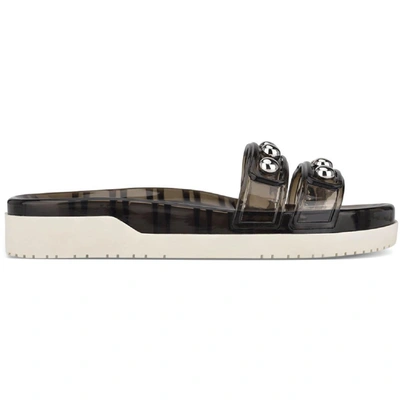 Marc Fisher Ltd Trent Womens Embellished Flats Slide Sandals In Multi