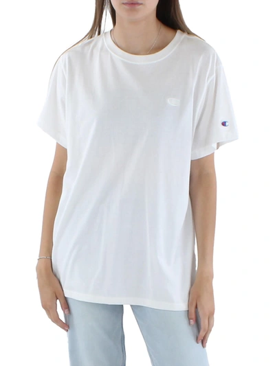 Shop Champion Plus Womens Logo Fitness Shirts & Tops In White