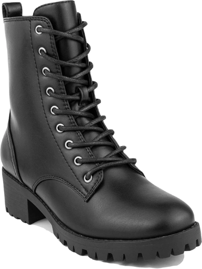 Shop Sugar Reggie Womens Lace-up Combat & Lace-up Boots In Multi