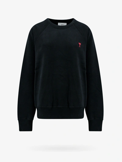 Shop Ami Alexandre Mattiussi Sweatshirt In Black