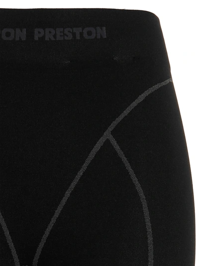Shop Heron Preston Active Logo Leggings Black