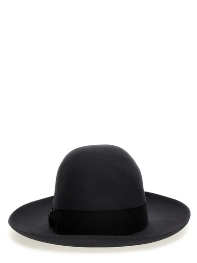 Shop Borsalino Alessandria Hats Black