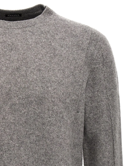 Shop Zegna Cashmere Wool Sweater Sweater, Cardigans Gray