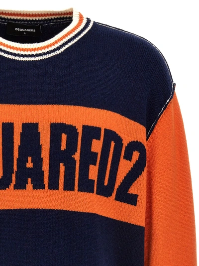 Shop Dsquared2 College Sweater, Cardigans Multicolor