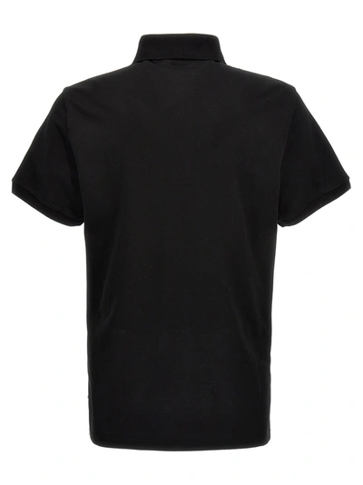 Shop Etro Embroidered Logo  Shirt Polo Black