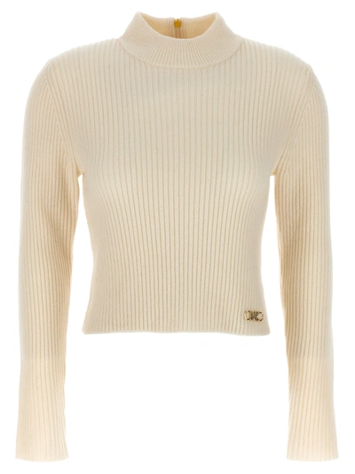 Shop Michael Kors Logo Sweater Sweater, Cardigans Beige