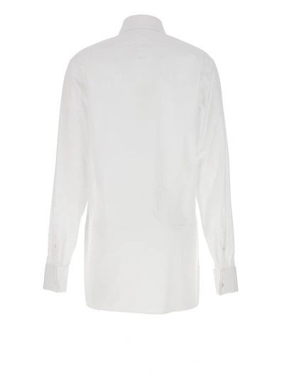 Shop Maison Margiela Long Shirt Shirt, Blouse White