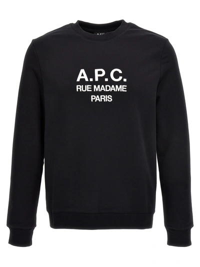 Shop Apc Rufus Sweatshirt Black