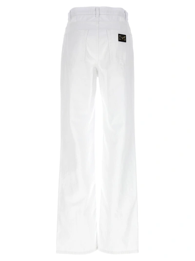 Shop Dolce & Gabbana Boyfriend Jeans White