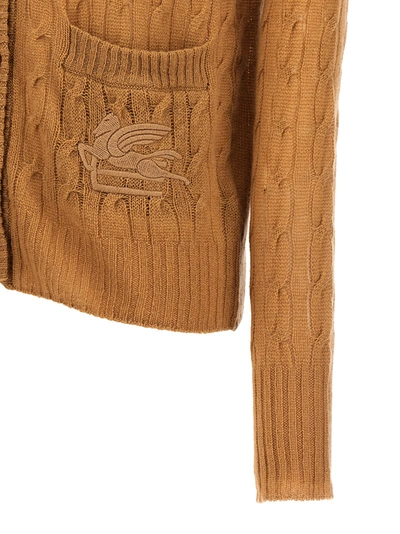 Shop Etro Braided Cardigan Sweater, Cardigans