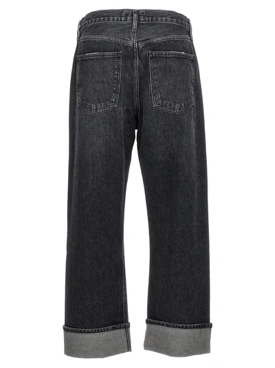 Shop Agolde Fran Jeans In Gray