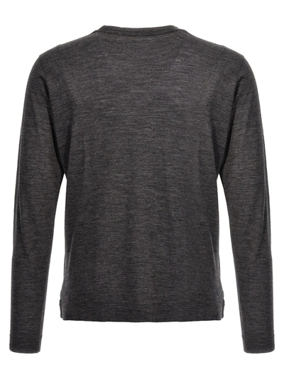 Shop Zanone Wool Sweater Sweater, Cardigans In Gray