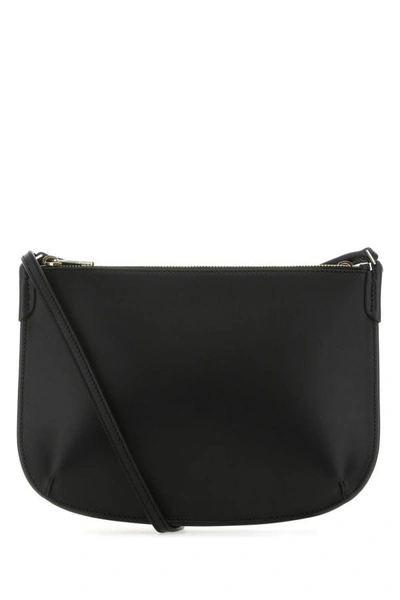 Shop Apc A.p.c. Woman Black Leather Sarah Crossbody Bag