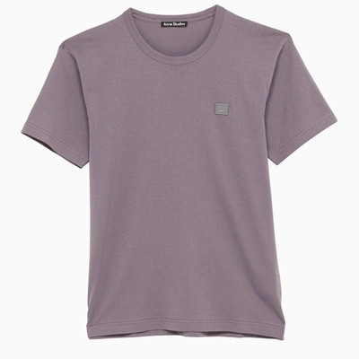 Shop Acne Studios Purple Crew-neck T-shirt Women