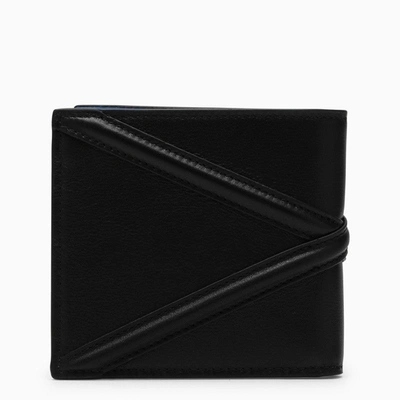 Shop Alexander Mcqueen Black Leather Wallet Men