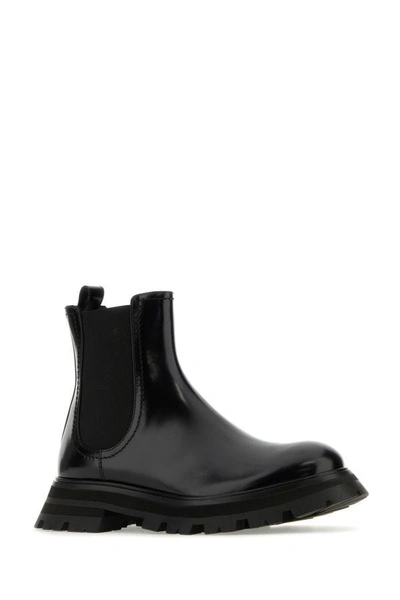 Alexander Mcqueen Alexander Mc Queen Chelsea Ankle Boots In Black