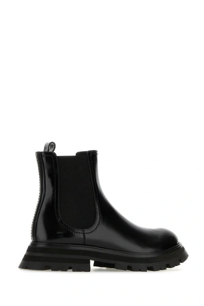 Alexander Mcqueen Alexander Mc Queen Chelsea Ankle Boots In Black