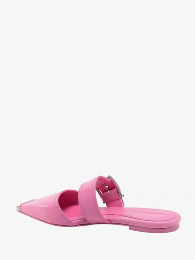 Shop Alexander Mcqueen Woman Mule Woman Pink Sandals