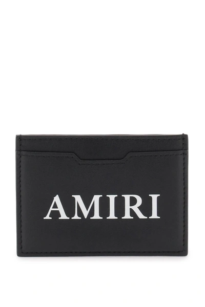 Shop Amiri Logo Cardholder Men In Black