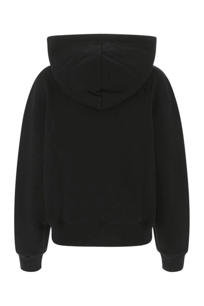 Shop Amiri Woman Black Cotton Oversize Sweatshirt