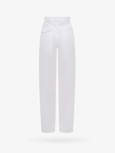 Shop Ann Demeulemeester Woman Trouser Woman White Pants