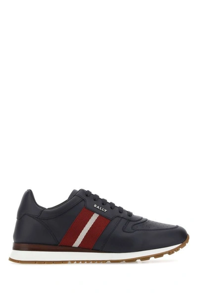 Bally Contemporary Low-top Sneakers With Perforated Design In Blue
