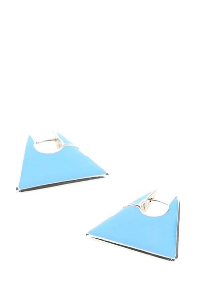 Bottega Veneta Light Blue Silver Essentials Earrings Lightblue  Donna Tu In Blue