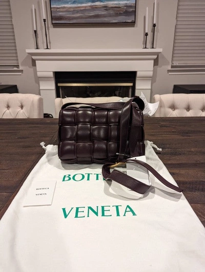 Shop Bottega Veneta Women Cassette Grape Lambskin Cross Body Bag In Purple