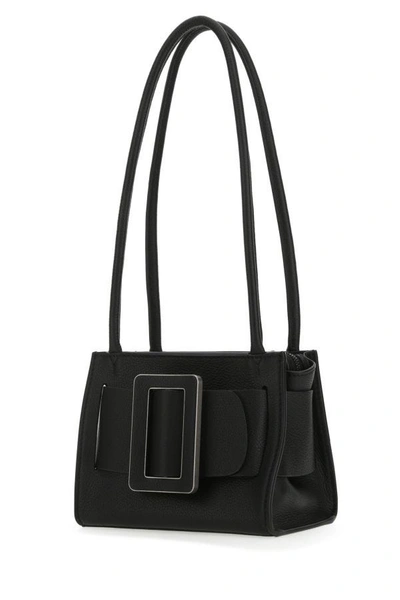 Shop Boyy Woman Black Leather Bobby 18 Soft Handbag