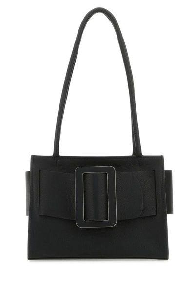 Shop Boyy Woman Black Leather Bobby 23 Soft Handbag