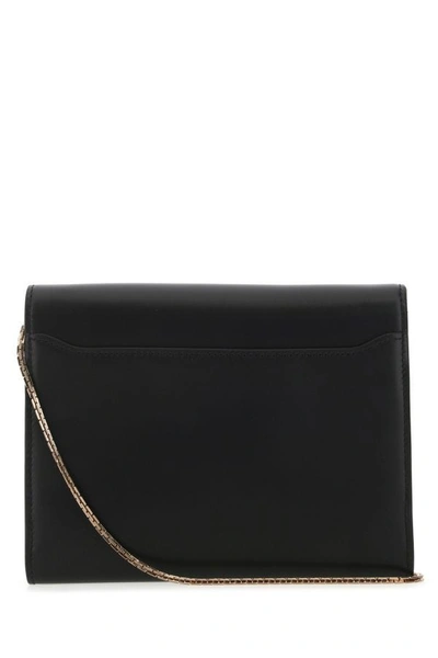 Boyy Buckle Travel Case Leather Crossbody Bag In Black