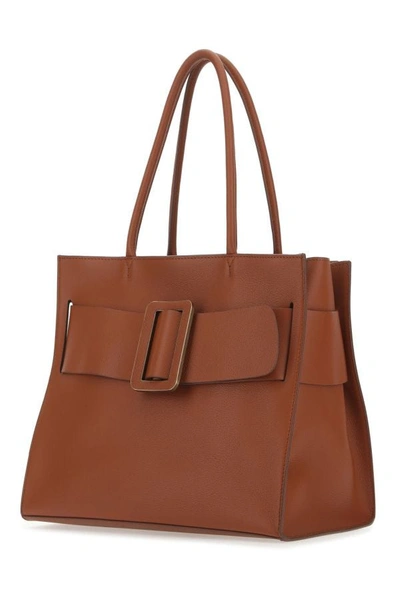 Shop Boyy Woman Caramel Leather Bobby Handbag In Brown