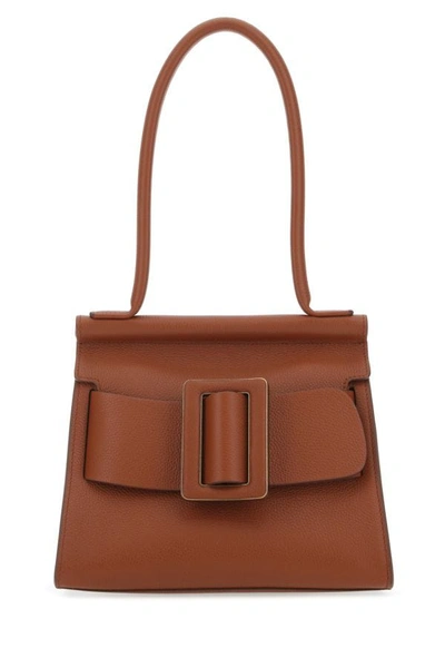 Shop Boyy Woman Caramel Leather Karl 24 Handbag In Brown