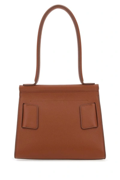 Shop Boyy Woman Caramel Leather Karl 24 Handbag In Brown