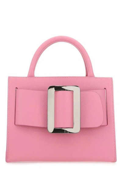 Shop Boyy Woman Pink Leather Bobby 23 Handbag