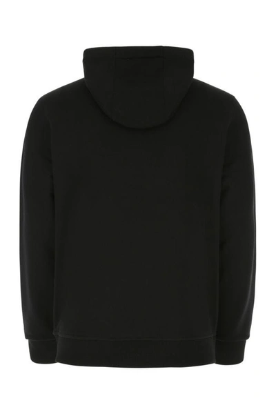 Shop Burberry Man Black Cotton Sweatshirt