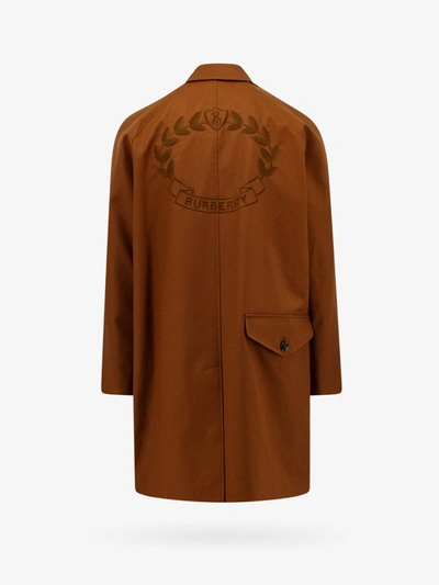 Shop Burberry Man Coat Man Brown Coats