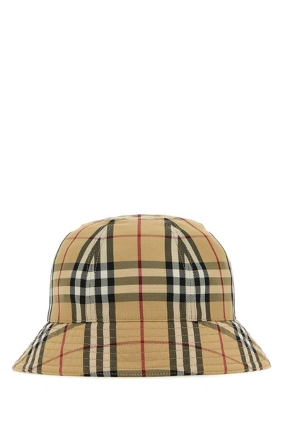 Burberry Embroidered Nylon Bucket Bag In Multicolor