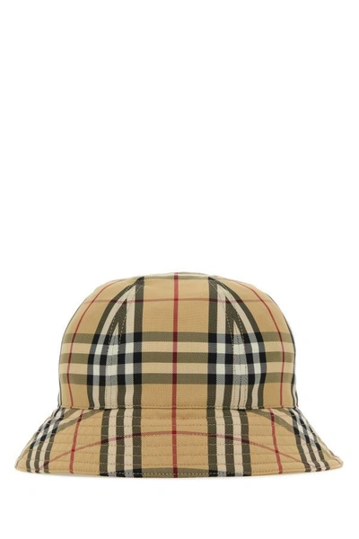 Burberry Embroidered Nylon Bucket Bag In Multicolor