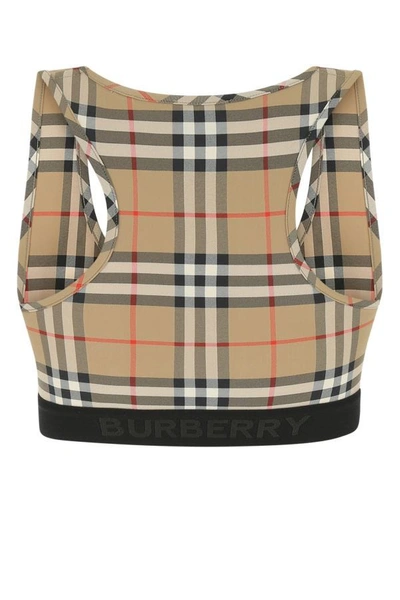 Burberry Dalby Check Sport Top In Multicolor
